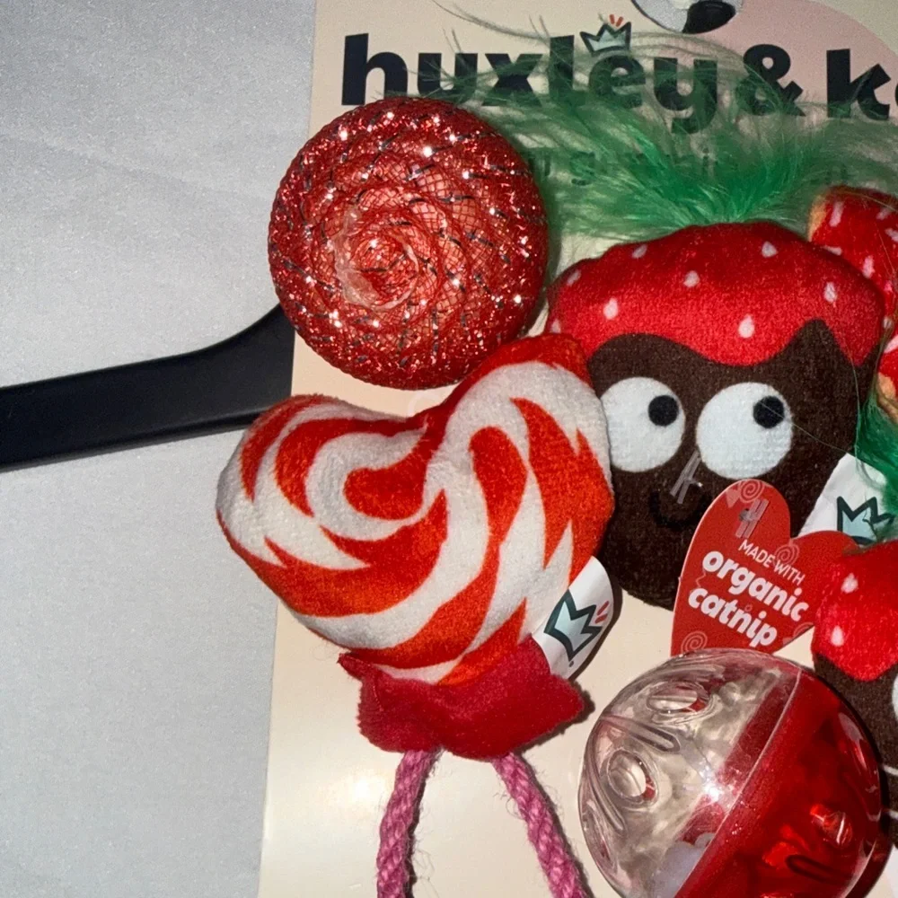 Huxley & Kent 6 pack Valentines Day Cat Toys Women Owned